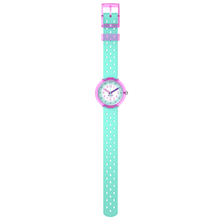 Flik Flak Fizz Watch in Mint Bubby Hours 32 mm fcnp003