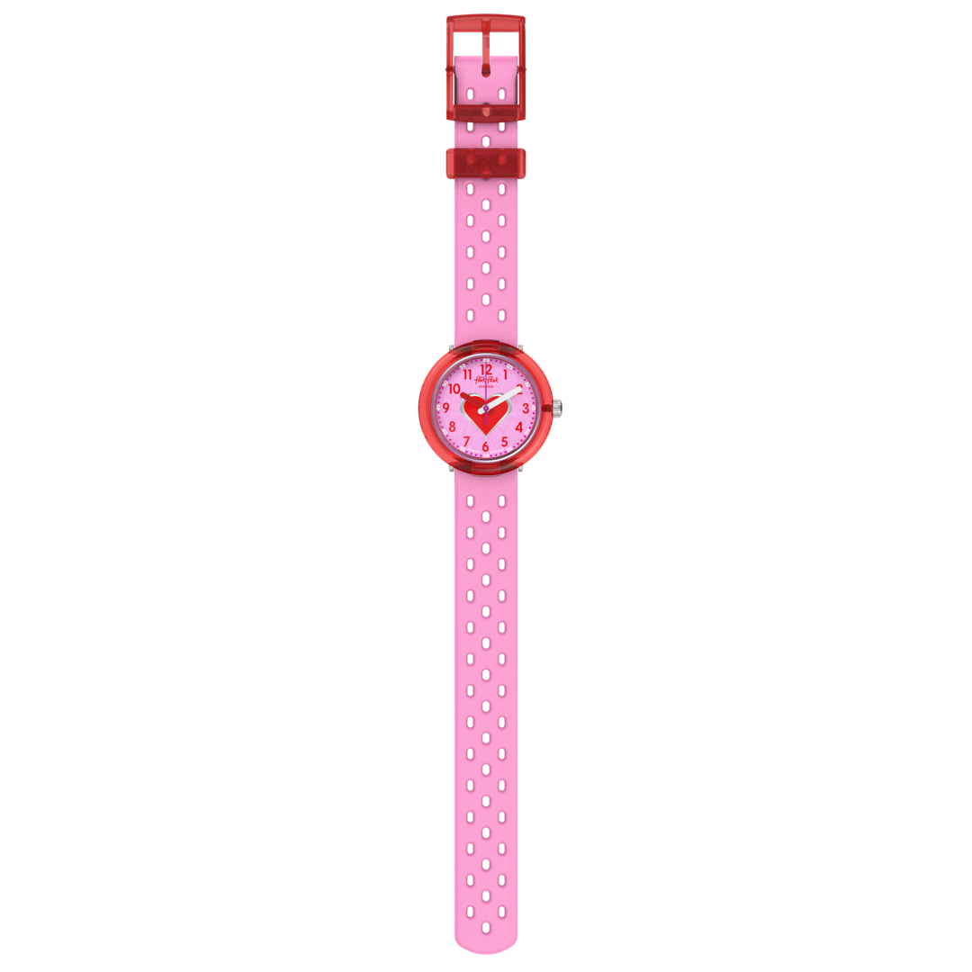 Flik Flak Fizz Uhr in rosa Bubby Stunden 32 mm FCNP004