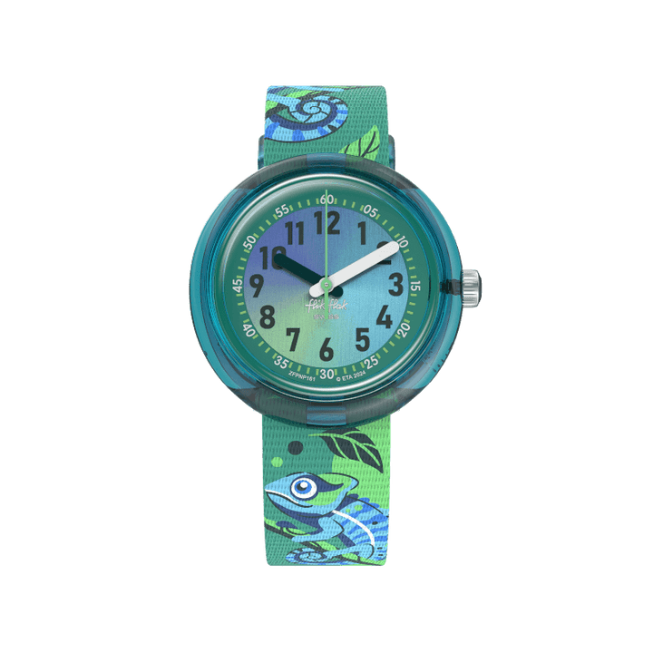 Flik Flak Camo Freunde Freunde für 32 mm fpnp161 Uhr