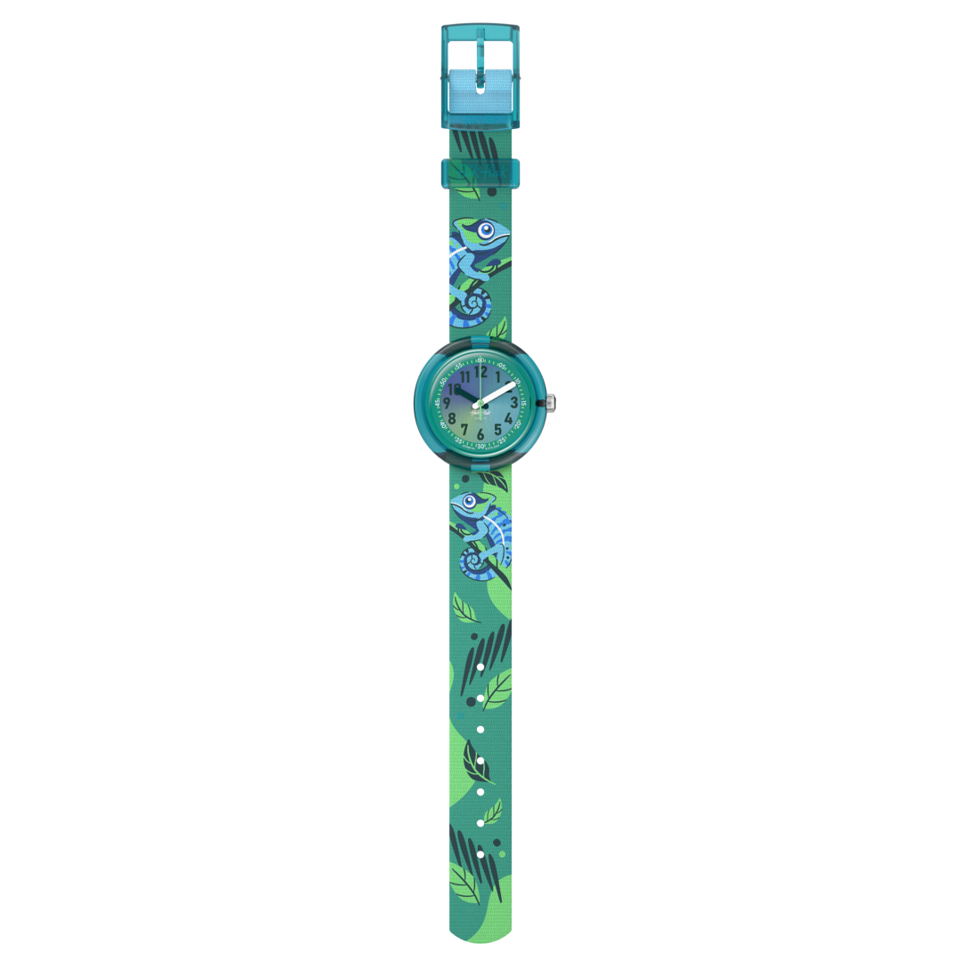 Flik Flak Camo Freunde Freunde für 32 mm fpnp161 Uhr