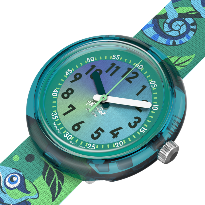 Flik Flak Camo Freunde Freunde für 32 mm fpnp161 Uhr