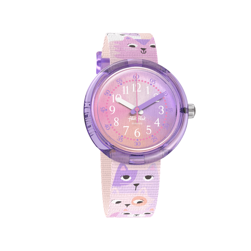 Flik Flak Cutie Kitty Friends Fur-ever 32 mm fpnp162 montre