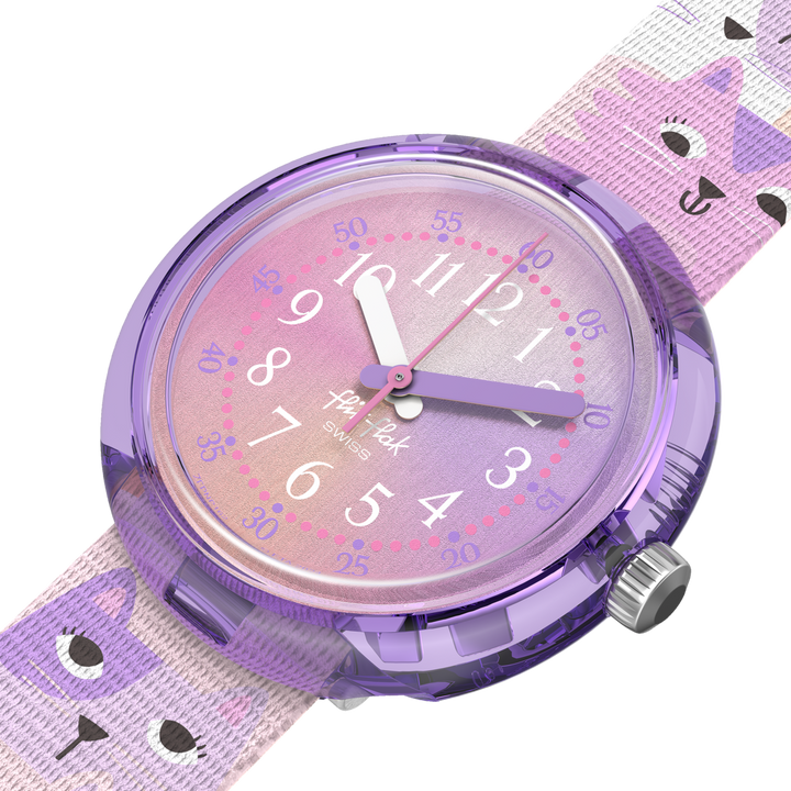 Flik Flak Cutie Kitty Friends Fur-ever 32 mm fpnp162 montre