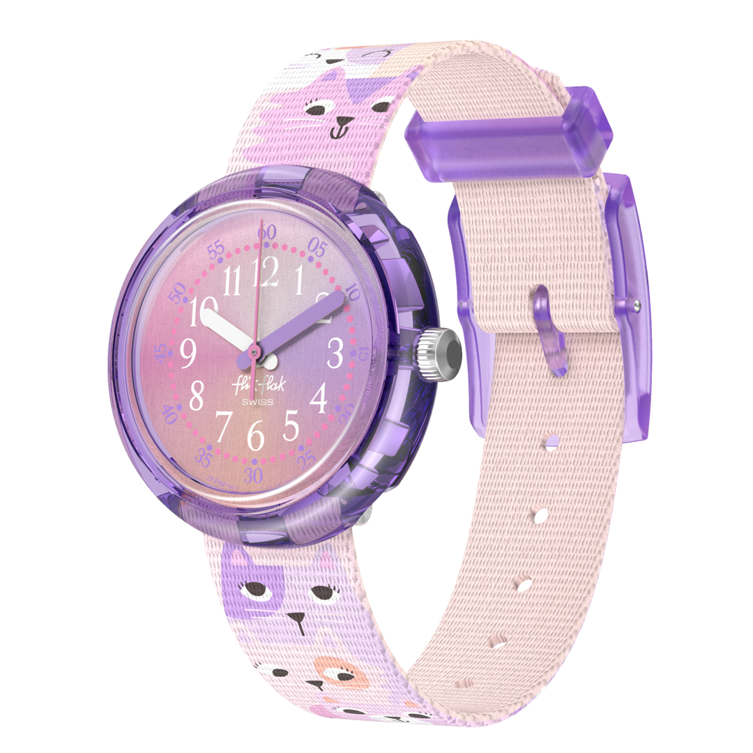 Flik Flak Cutie Kitty Friends Fur-ever 32 mm fpnp162 montre