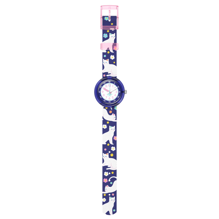 Flik Flak Fanty Cat Friends Fur-Ever 32mm FPNP164 watch