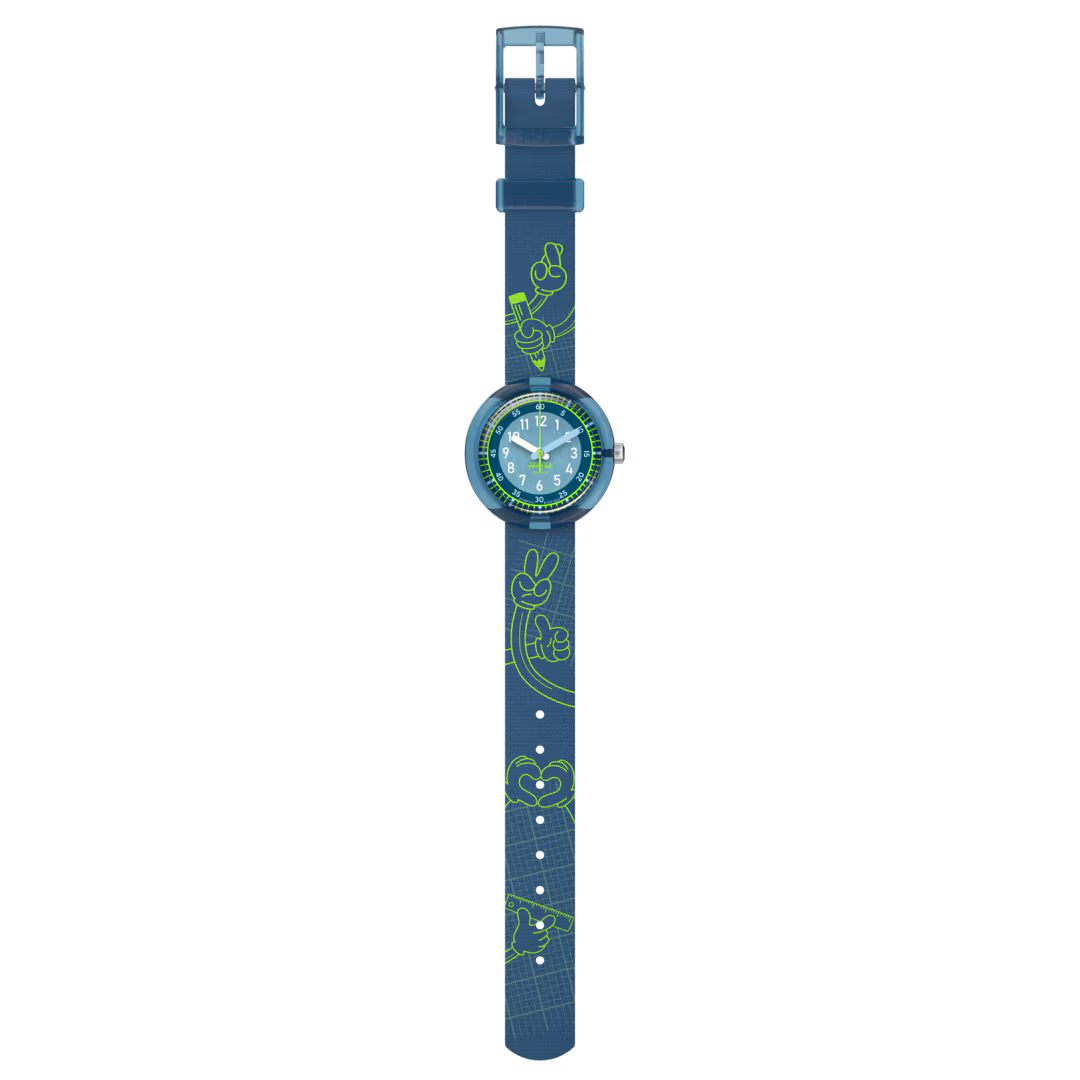 Flik Flak CODE TALK Power Time 32 mm Uhr FPNP174