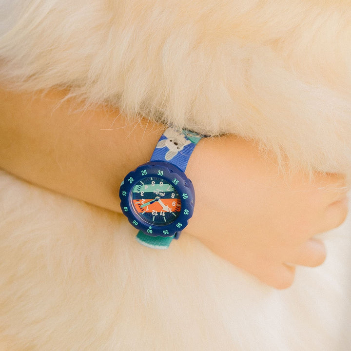 Flik Flak Skating Frenchie Fur-Ever 34mm FPSP075 Uhr