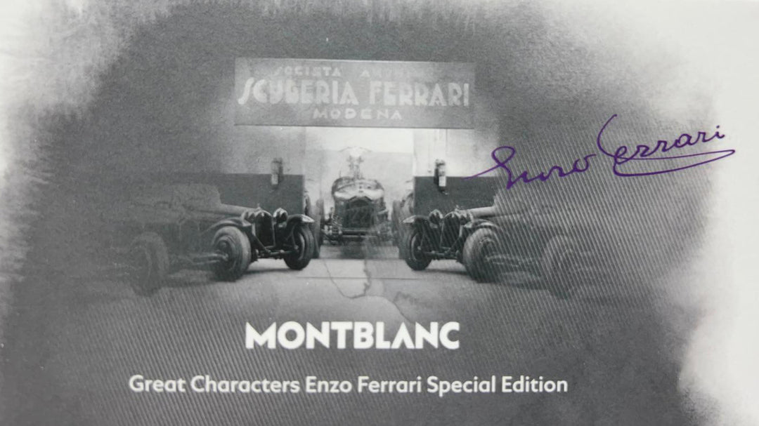 Montblanc roller Great Characters Enzo Ferrari Special Edition Giallo Modena 130662