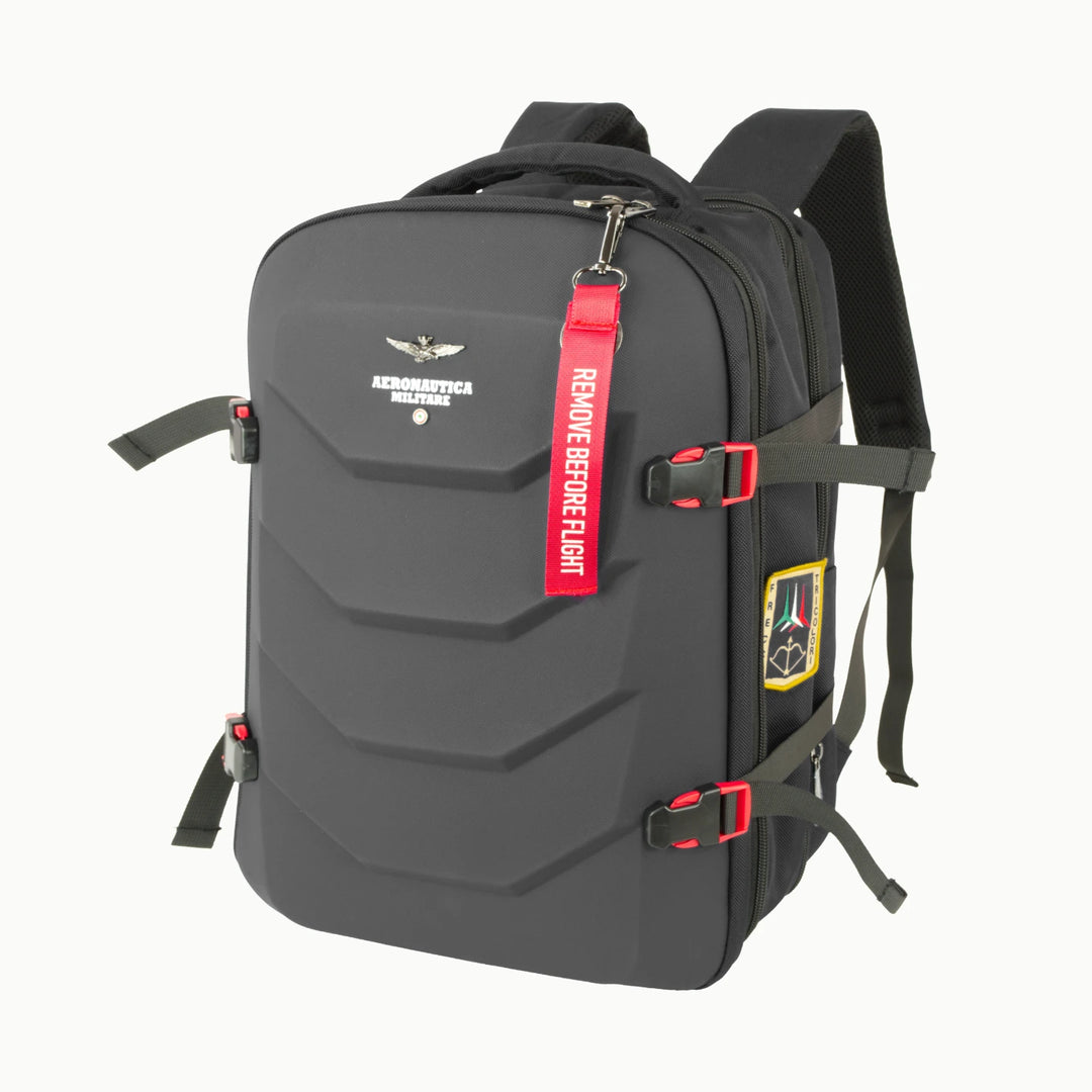 Aeronautica Militare Zaino uomo porta PC rigido linea Patch AM582-NE
