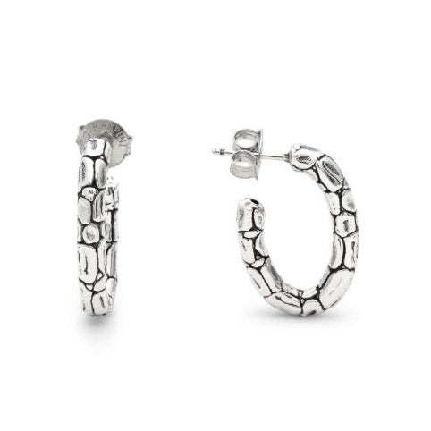 Giovanni Raspini orecchini Ovale Croco argento 925 12594