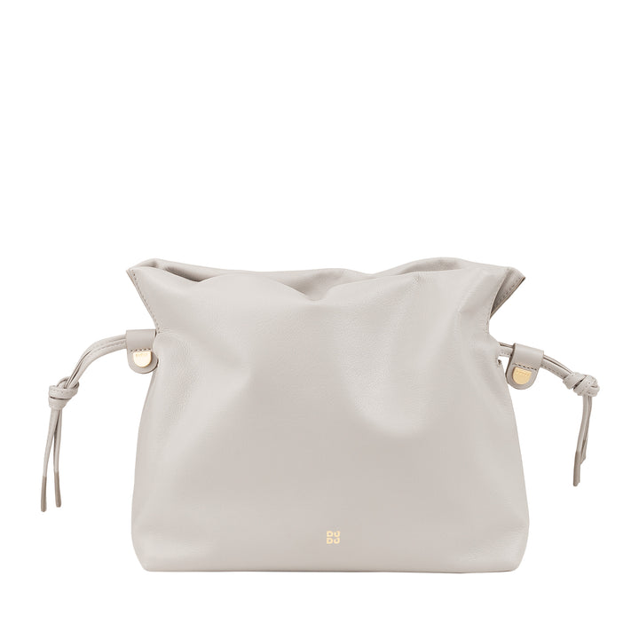 Sac en cuir Dudu pour femmes avec fermeture Coulisse - Sac à bandoulière élégant, compact et pratique pour toute occasion avec ceinture réglable