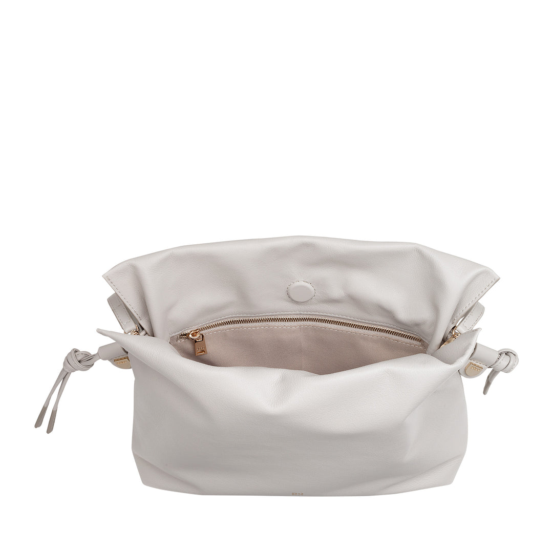 Sac en cuir Dudu pour femmes avec fermeture Coulisse - Sac à bandoulière élégant, compact et pratique pour toute occasion avec ceinture réglable