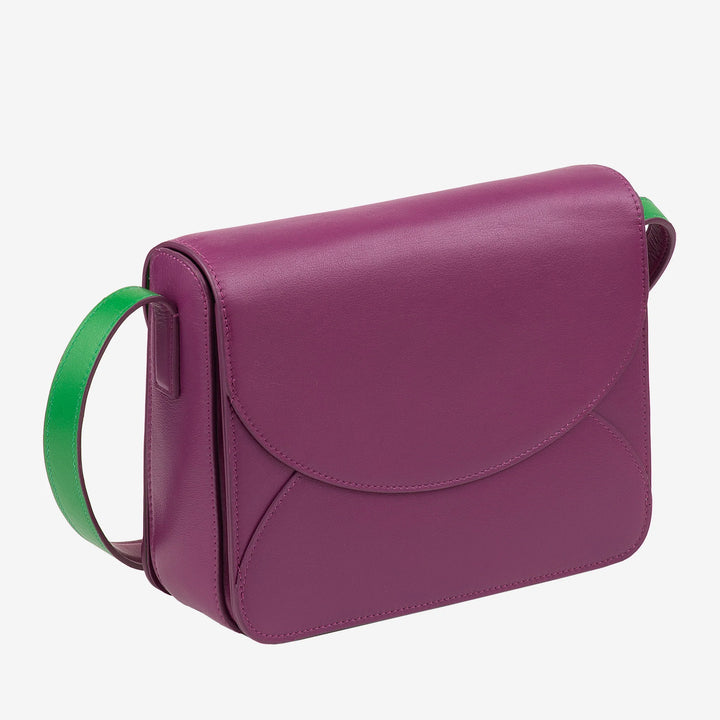 DUDU Damen-Umhängetasche aus Leder mit Umschlagklappe, kleine, elegante und vielseitige Handtasche mit verstellbarem Schultergurt, perfekte Tasche für jeden Anlass