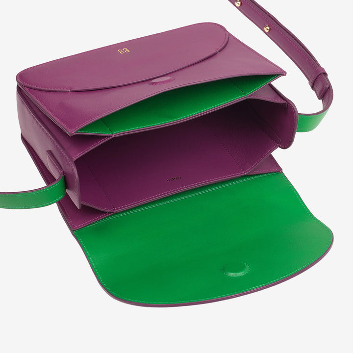 DUDU Damen-Umhängetasche aus Leder mit Umschlagklappe, kleine, elegante und vielseitige Handtasche mit verstellbarem Schultergurt, perfekte Tasche für jeden Anlass