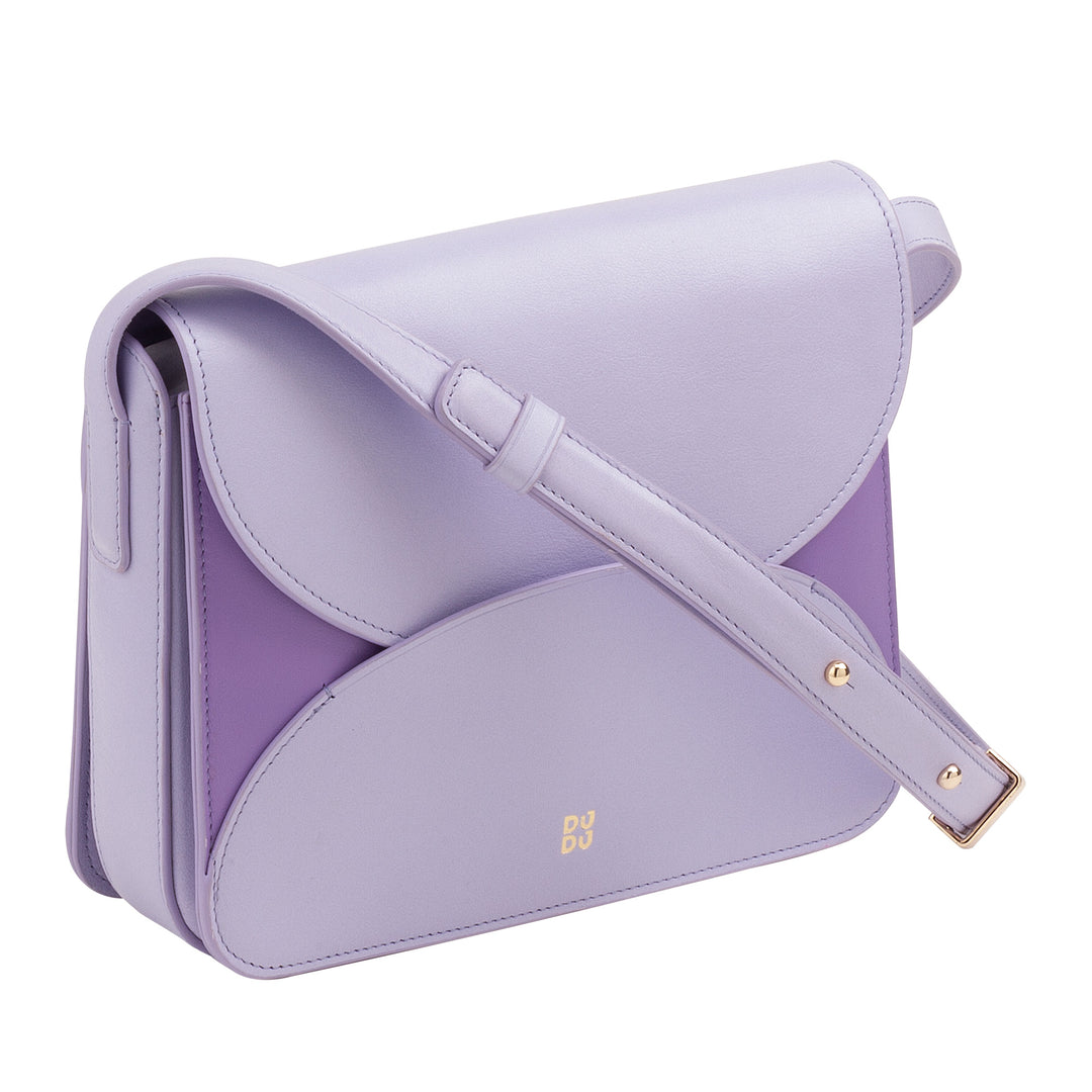 Dudu Braking Brow Sac femme en cuir avec volet de modèle d'enveloppe - petit sac élégant et polyvalent avec bandoulière réglable, sac parfait pour chaque occasion