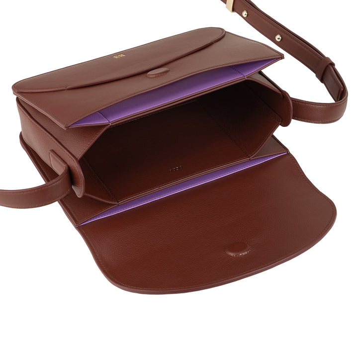 DUDU Borsa a Tracolla Donna in Pelle con Patta Modello Envelope – Borsetta Piccola Elegante e Versatile con Tracolla Regolabile, Borsa Perfetta per Ogni Occasione