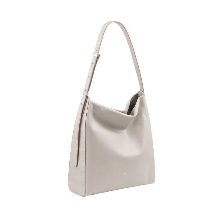 DUDU Borsa Donna a Spalla Trapezoidale in Vera Pelle, Borsa a Trapezio con Tracolla Regolabile – Elegante, Spaziosa per Tempo Libero, Lavoro, Sera