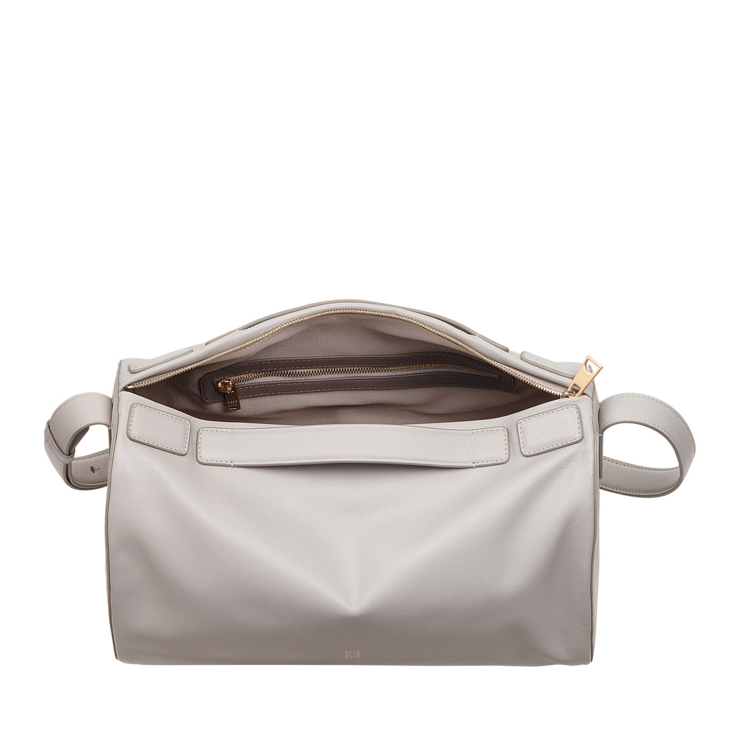 DUDU Bag Bag with leather shoulder strap - Elegant, large and spacious bag with adjustable shoulder strap for every occasion