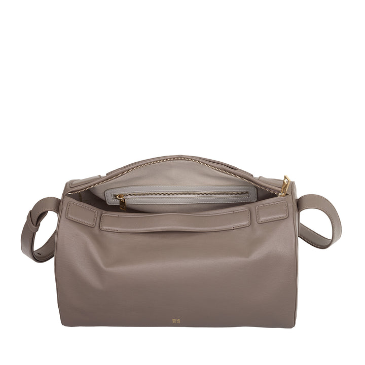 DUDU Bag Bag with leather shoulder strap - Elegant, large and spacious bag with adjustable shoulder strap for every occasion