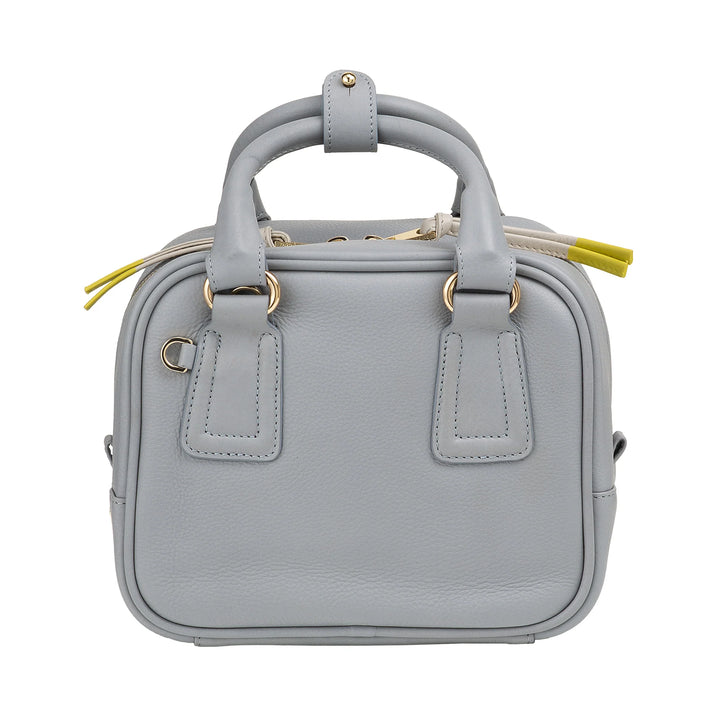 DUDU Damen-Umhängetasche aus Leder mit verstellbarem Schultergurt, elegant und kompakt, Hand- und Umhängetasche mit Reißverschluss