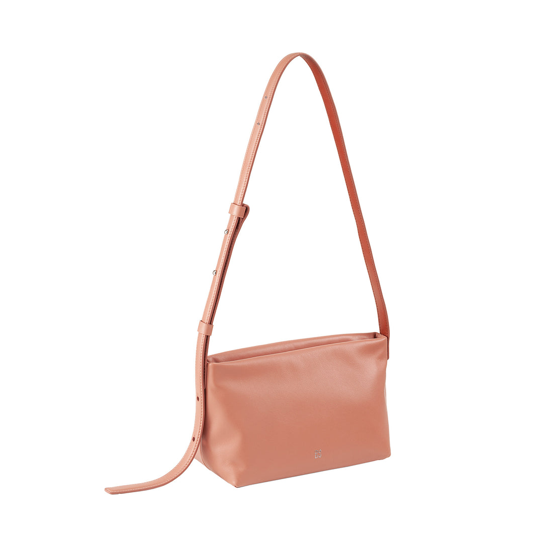 DUDU Kleine Damen-Umhängetasche aus weichem Leder, Umhängetasche, Reißverschluss, elegante City-Mode-Abendhandtasche