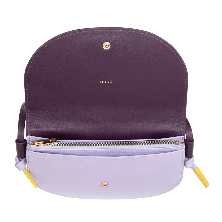 DUDU BRAKE BROW SMALL WOMEN IN LEATHER, COMPETTED STEP SOCK BANK WITH BUTTON CLOSURE, ADVANTABLE shoulder strap