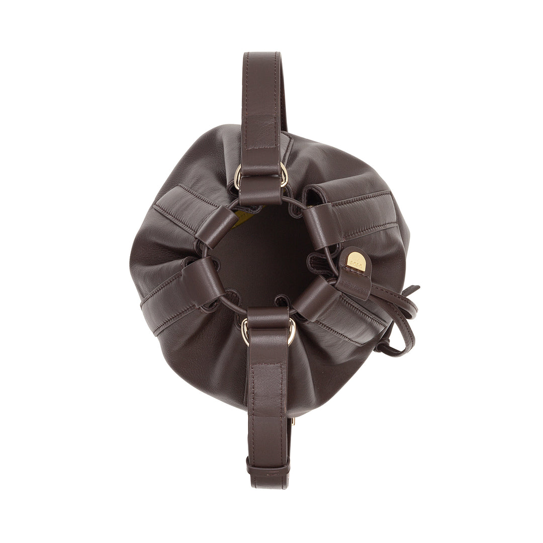 DUDU Große Damen-Eimertasche aus Leder mit verstellbarem Schultergurt und Kordelzugverschluss – elegante, geräumige und praktische Tasche für den täglichen Gebrauch und besondere Anlässe