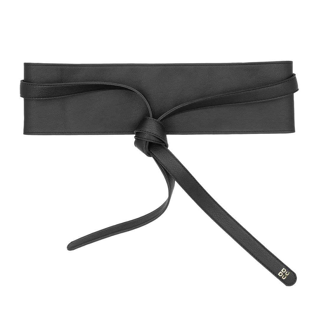 Dudu femme ceinture obi en cuir réel, fabriquée en Italie, ceinture noutable plus large femme pour robe, en cuir haute fussicca en cuir haut