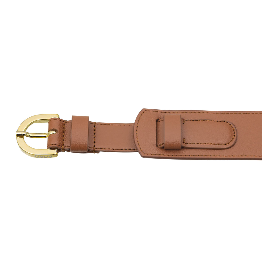 Dudu Cuir Belt Women Made en Italie, H 40 mm, avec boucle en métal, largeur de 4 cm, ceinture élégante par robe, pantalon