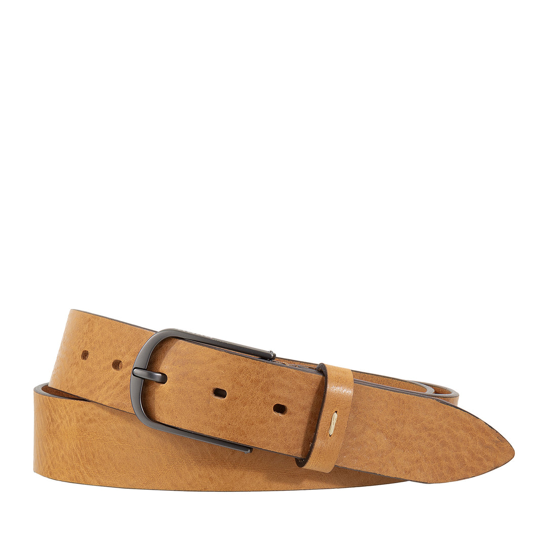 Dudu Cuir Men's Celon Végétable Cuir, fabriqué en Italie, H 35 mm, ceinture douce et résistante de haute qualité