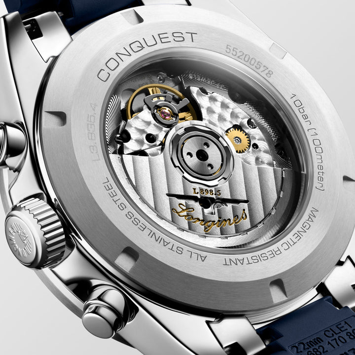 LONGINES – CHRONOGRAPHE CONQUÊTE – L3.835.4.98.9