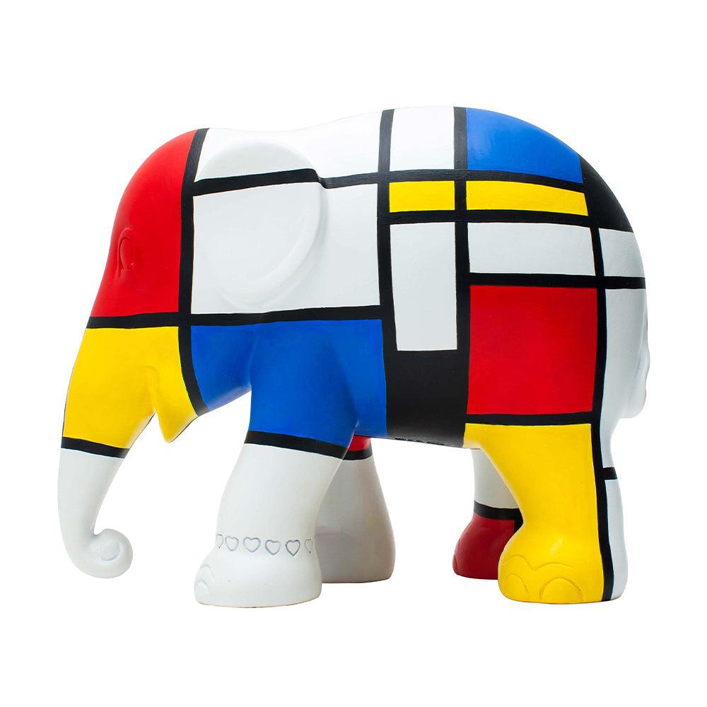 Elefantenparade Elefant Hommage an Mondriaan 15 cm Limitierte Auflage 3000 Hommage an Mondriaan 15
