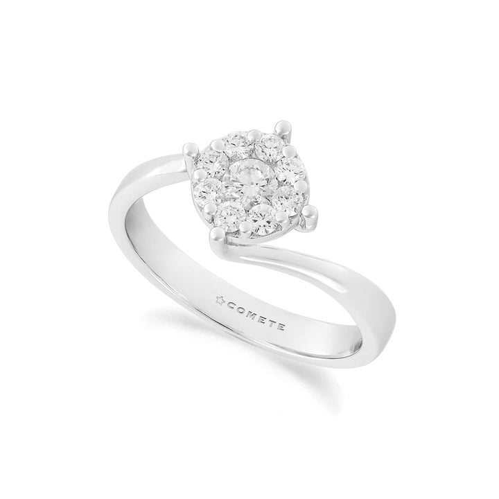 Comete Anello in Oro bianco 750‰ e Diamanti bianchi ANB2758