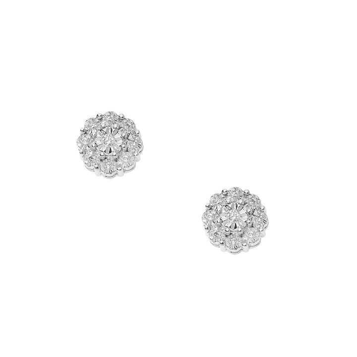 Comete Orecchini in Oro Bianco e Diamanti Momenti ORB1077