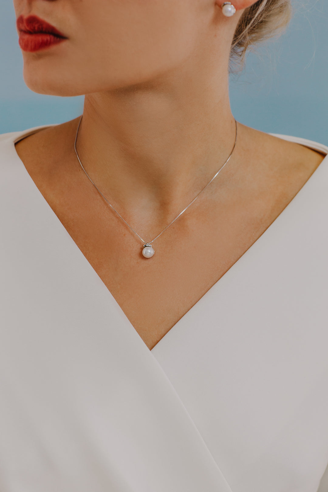 Comete Perlenkette aus Gold und Diamanten GLP545