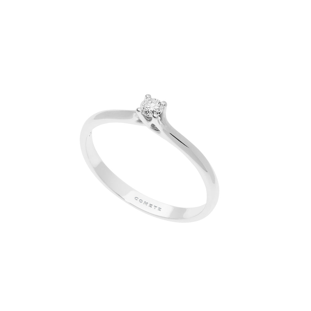 Comete Solitario Intreccio in Oro e Diamante ANB2519