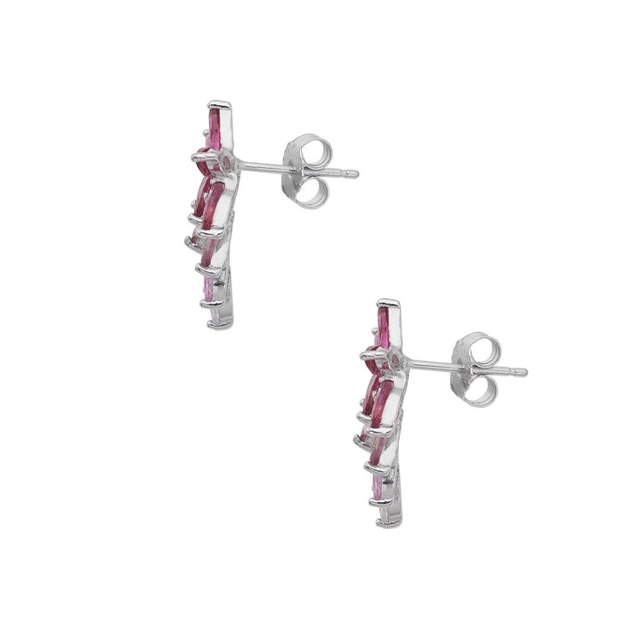Comete Orecchini in Zirconi degradè rosa Argento 925‰ ORA212