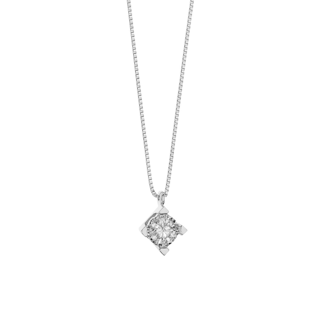 Comete Necklace Diamond light point in Gold and Diamond GLB1535G