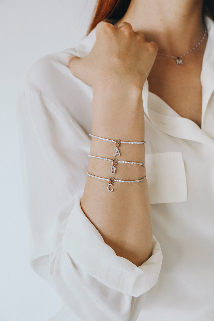 Comete Silberarmband Buchstabe S BRA195