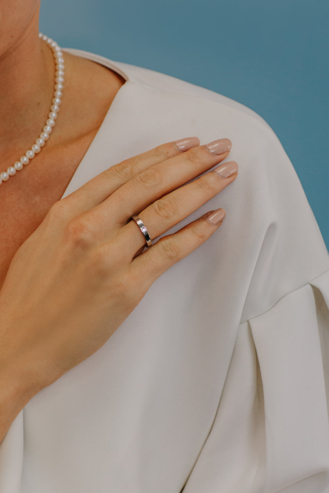 Comete Silberring Ring Internes Herz Frau ANG111M16