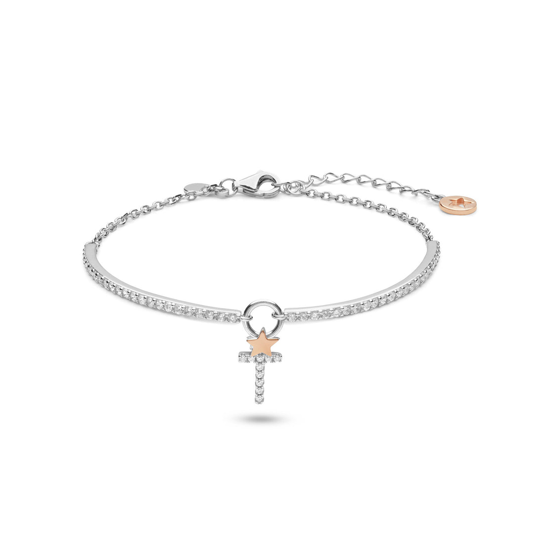 Comete Silberarmband Buchstabe T BRA196