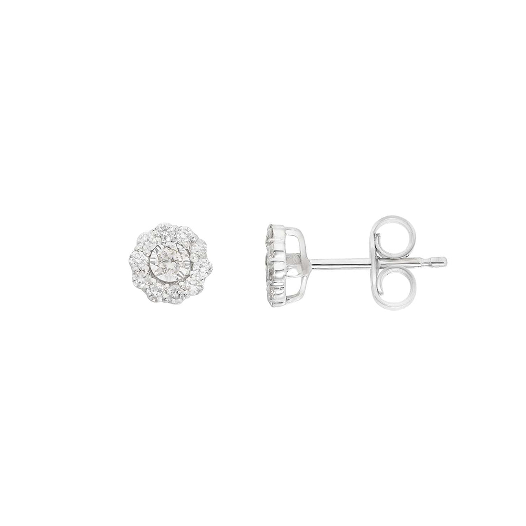 Comete Orecchini in Oro bianco 375‰ con Diamanti bianchi KORB1008