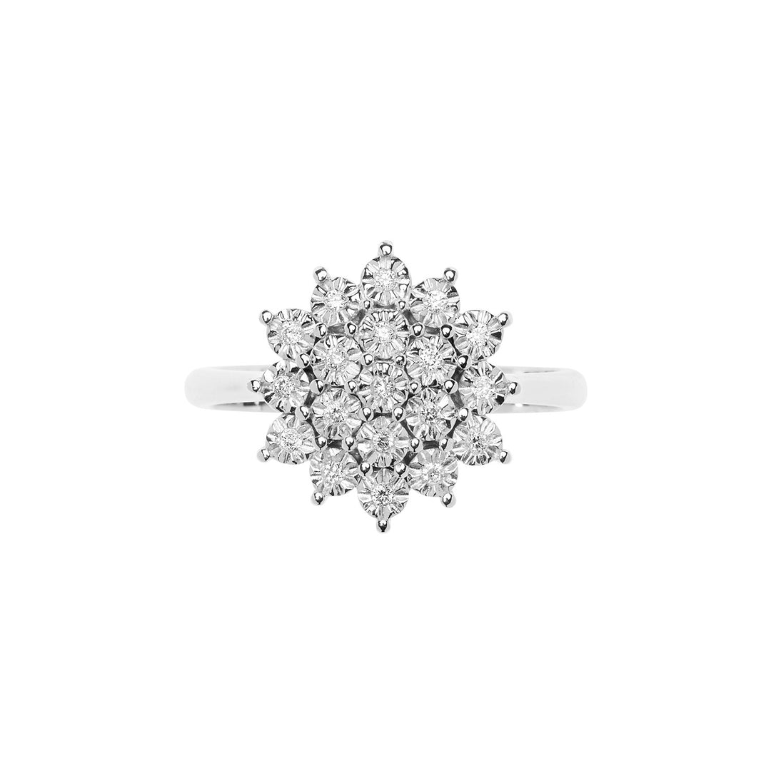 Comete Ring in white gold and diamonds Moments ANB2670