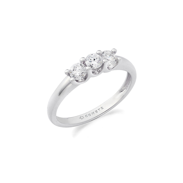 Comete Ring in 750‰ white gold and diamonds ANB2734