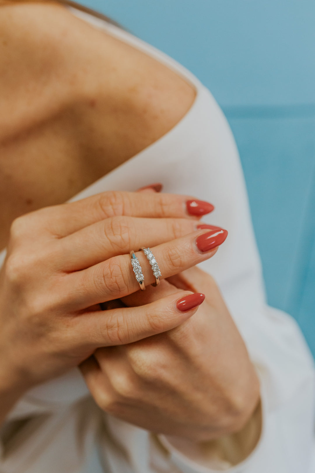 Comete Ring in 750‰ Gold and Diamonds ANB2733