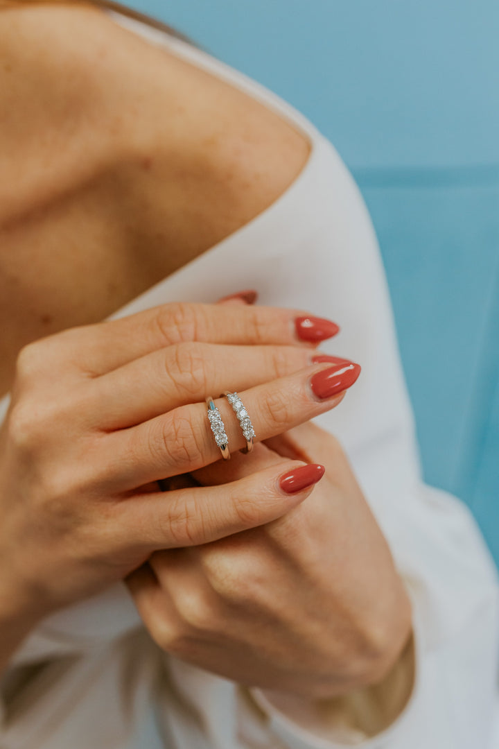 Comete Ring in 750‰ Gold and Diamonds ANB2733