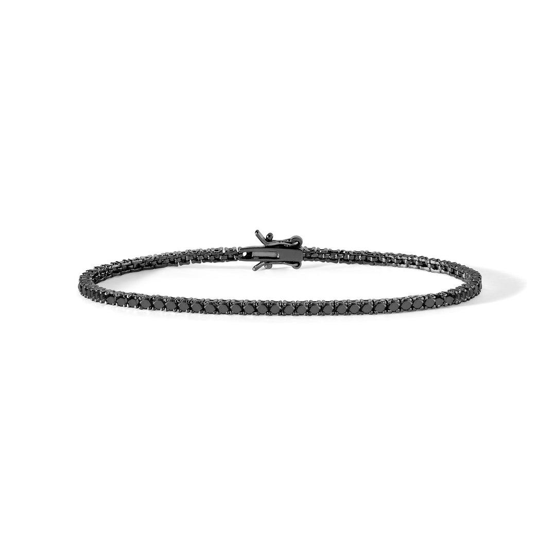 Comete Tennis in Argento brunito 925‰ e zirconi neri UBR899