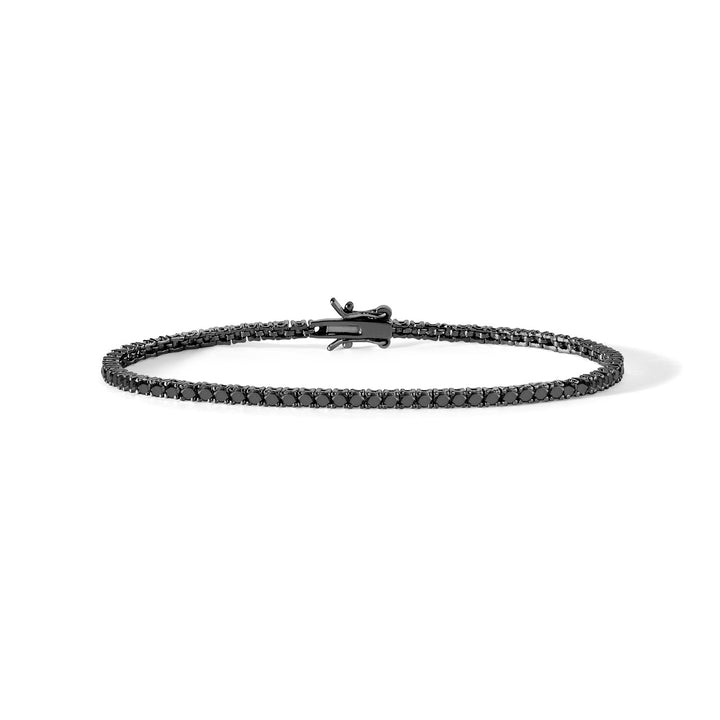 Comete Tennis in Argento brunito 925‰ e zirconi neri UBR899