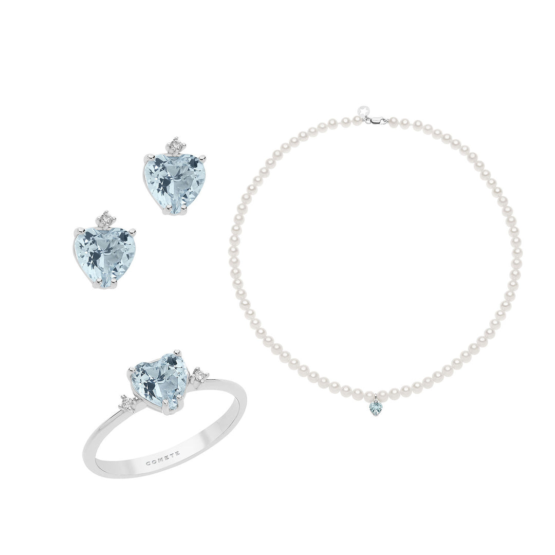 Collier, bague et boucles d&