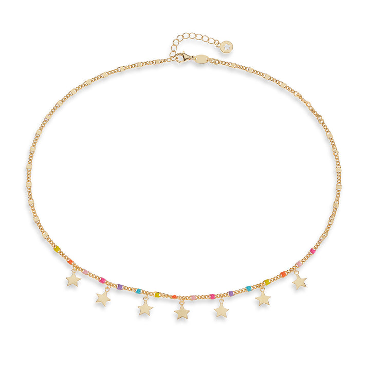 Comete Girocollo in Argento Stella GLA254